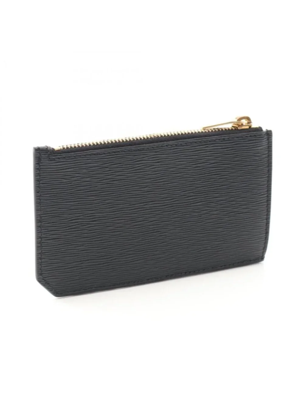 Saint Laurent Paris Coin Case Fragment Zip Pouch Leather Card - Picture 2 of 4